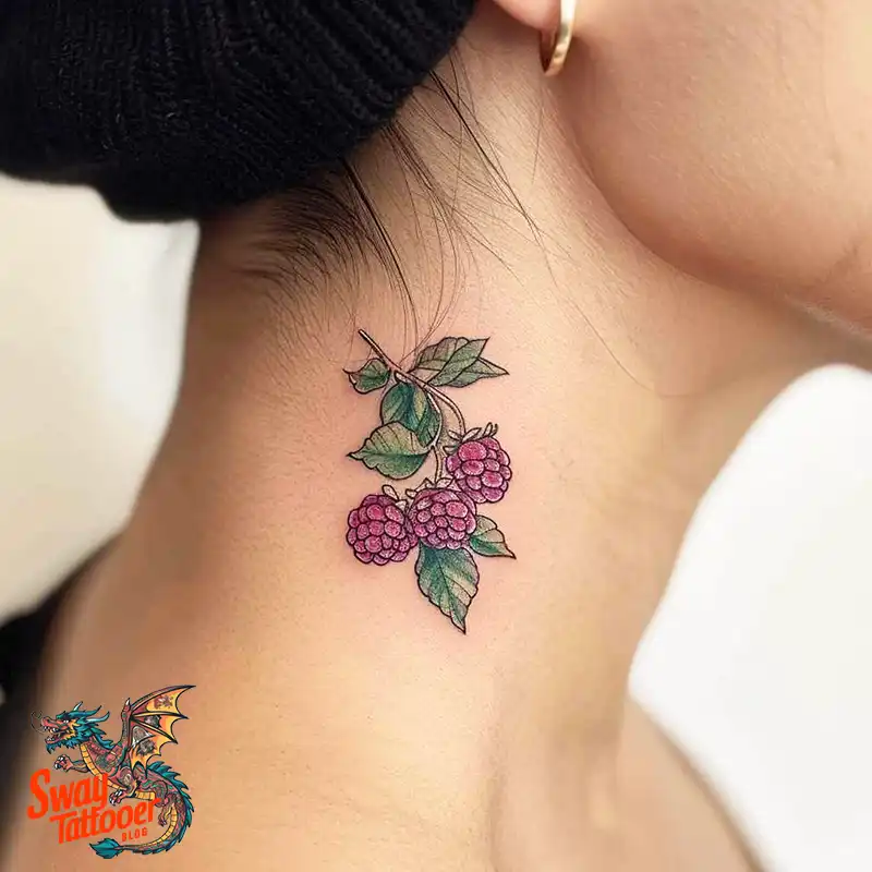 150 Raspberry Tattoo Ideas: Juicy Designs & Vibrant Meaning 28 raspberry 118