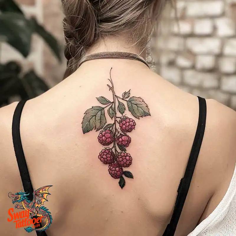 150 Raspberry Tattoo Ideas: Juicy Designs & Vibrant Meaning 131 raspberry tattoo