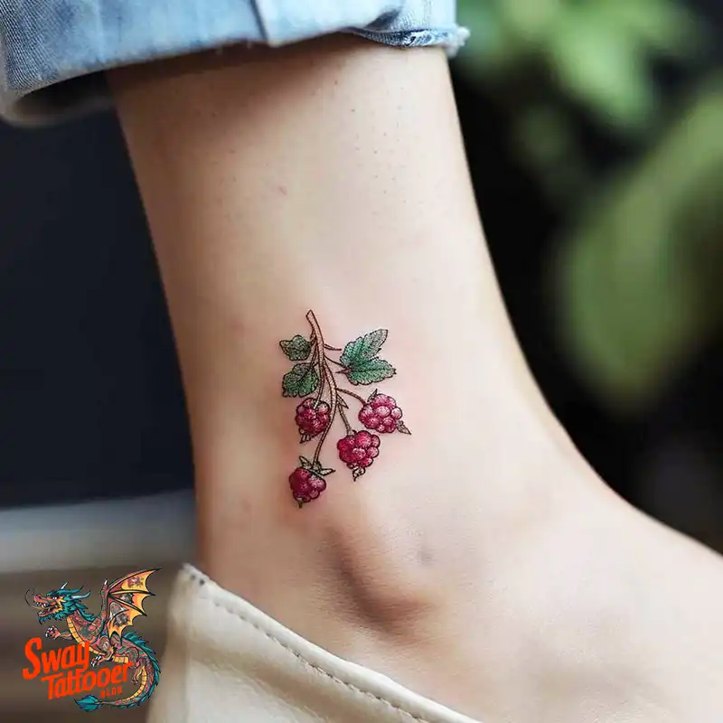 150 Raspberry Tattoo Ideas: Juicy Designs & Vibrant Meaning 24 raspberry tattoo