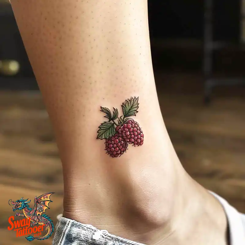 150 Raspberry Tattoo Ideas: Juicy Designs & Vibrant Meaning 23 raspberry tattoo