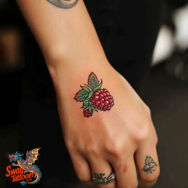 150 Raspberry Tattoo Ideas: Juicy Designs & Vibrant Meaning 20 raspberry tattoo