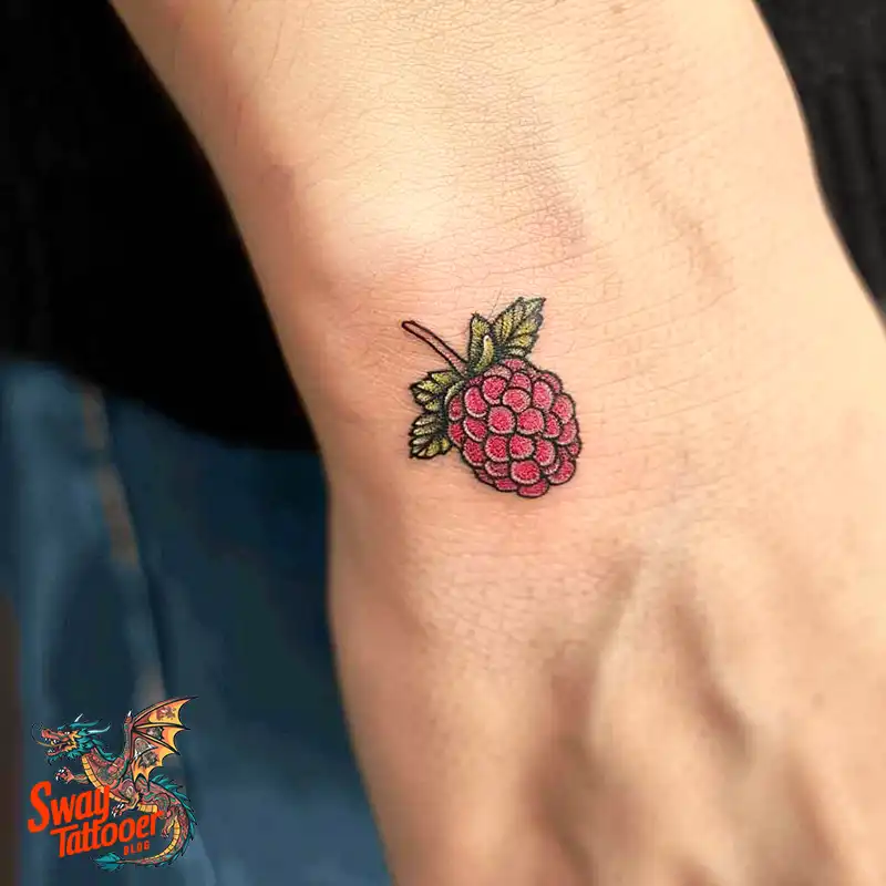 150 Raspberry Tattoo Ideas: Juicy Designs & Vibrant Meaning 18 raspberry tattoo