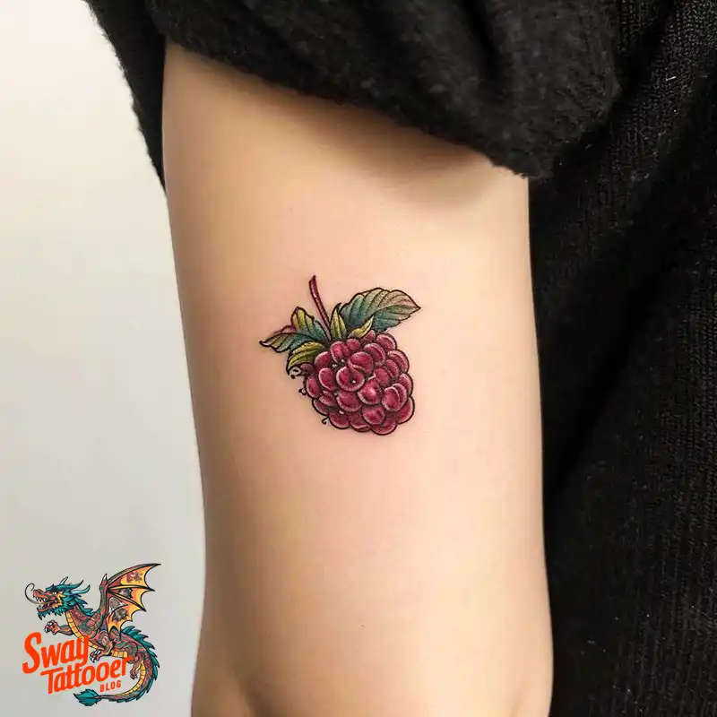 150 Raspberry Tattoo Ideas: Juicy Designs & Vibrant Meaning 17 raspberry tattoo
