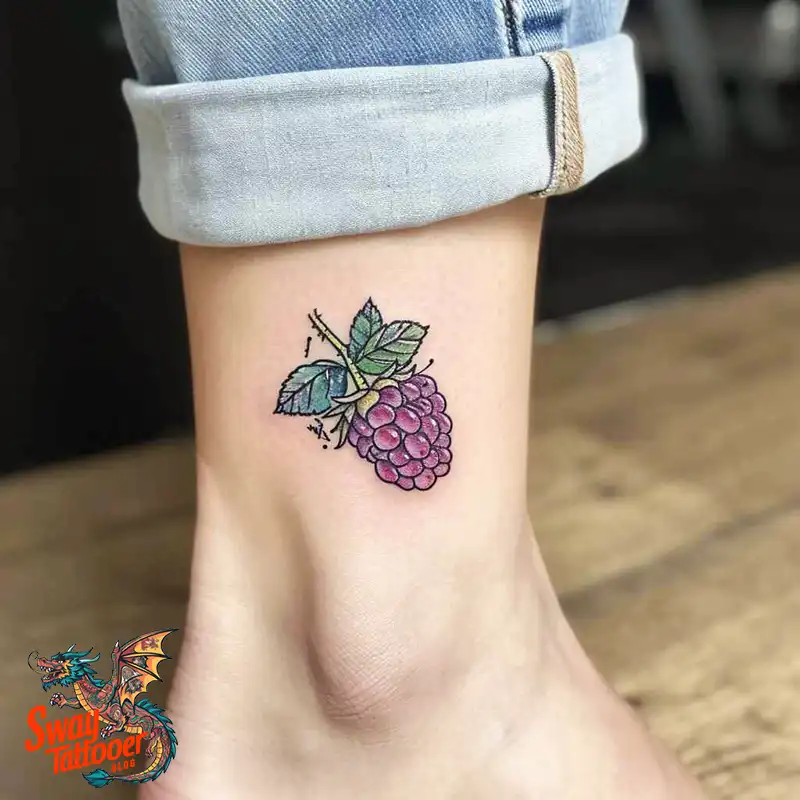 150 Raspberry Tattoo Ideas: Juicy Designs & Vibrant Meaning 134 raspberry tattoo