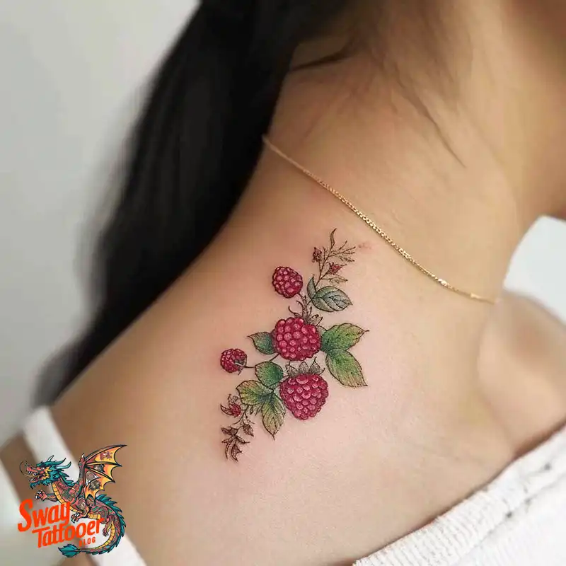 150 Raspberry Tattoo Ideas: Juicy Designs & Vibrant Meaning 14 raspberry tattoo