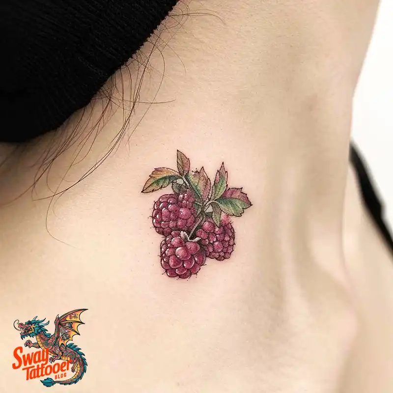 150 Raspberry Tattoo Ideas: Juicy Designs & Vibrant Meaning 11 raspberry tattoo
