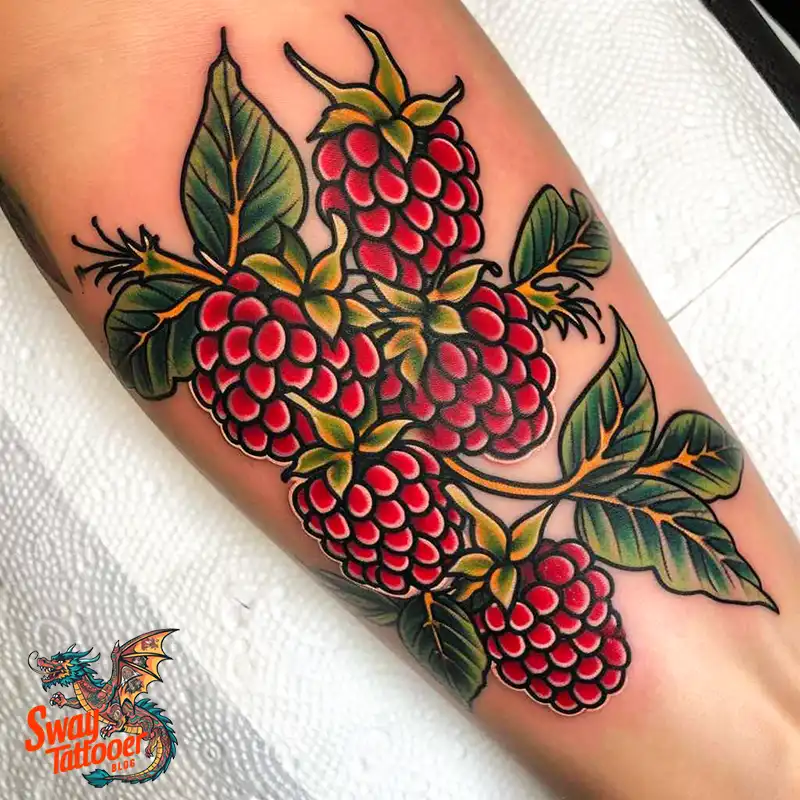 150 Raspberry Tattoo Ideas: Juicy Designs & Vibrant Meaning 10 raspberry tattoo