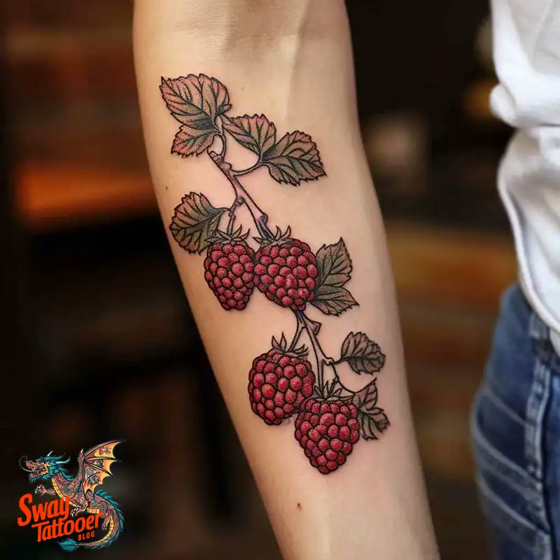 150 Raspberry Tattoo Ideas: Juicy Designs & Vibrant Meaning 6 raspberry 139