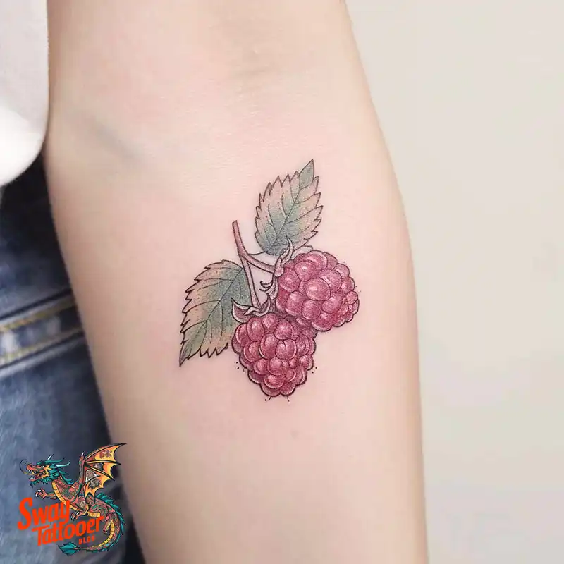 150 Raspberry Tattoo Ideas: Juicy Designs & Vibrant Meaning 135 raspberry tattoo