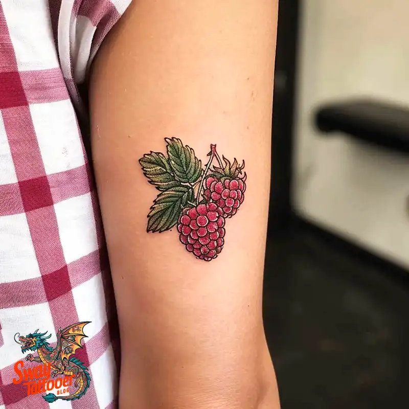 150 Raspberry Tattoo Ideas: Juicy Designs & Vibrant Meaning 5 raspberry tattoo