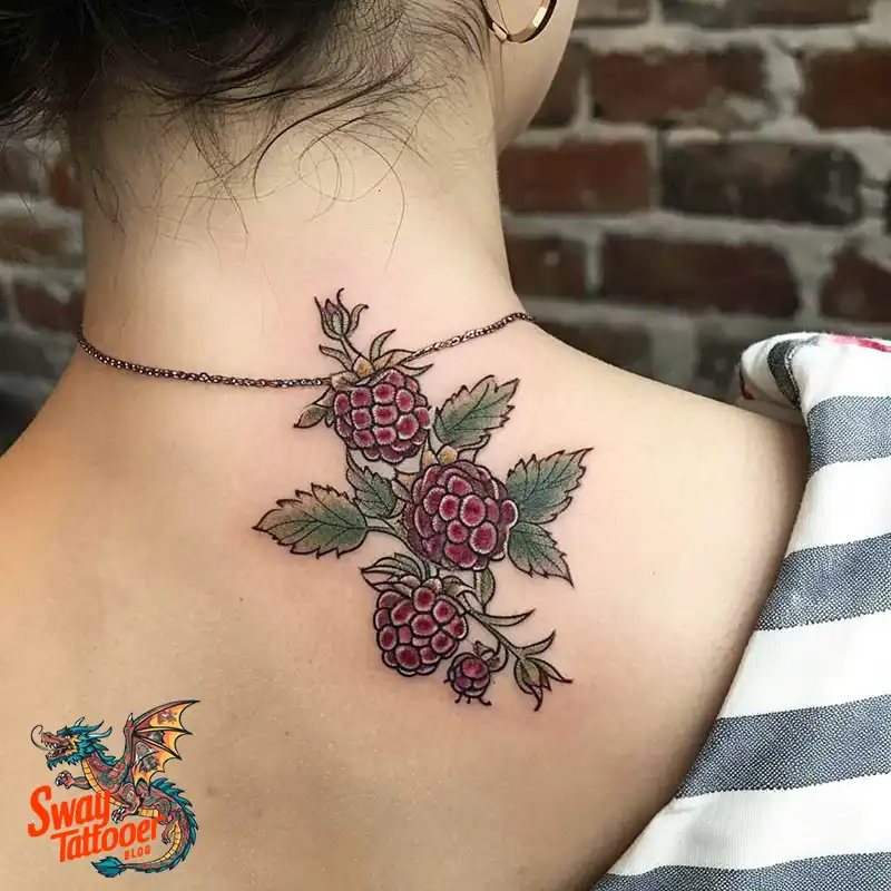 150 Raspberry Tattoo Ideas: Juicy Designs & Vibrant Meaning 138 raspberry tattoo