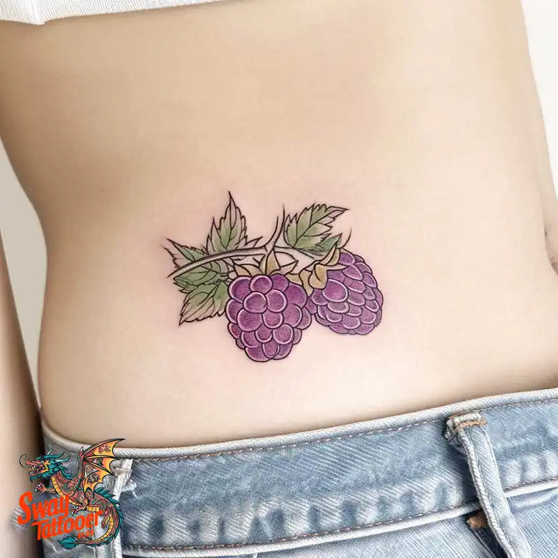 150 Raspberry Tattoo Ideas: Juicy Designs & Vibrant Meaning 119 raspberry tattoo