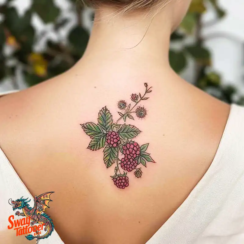 150 Raspberry Tattoo Ideas: Juicy Designs & Vibrant Meaning 117 raspberry 28