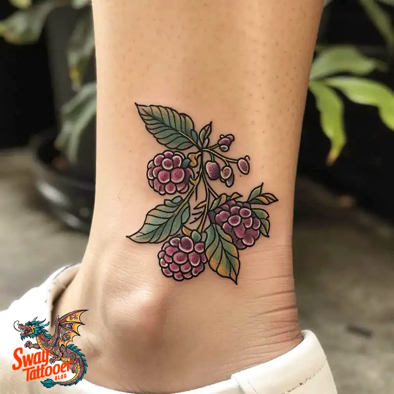 150 Raspberry Tattoo Ideas: Juicy Designs & Vibrant Meaning 116 raspberry tattoo