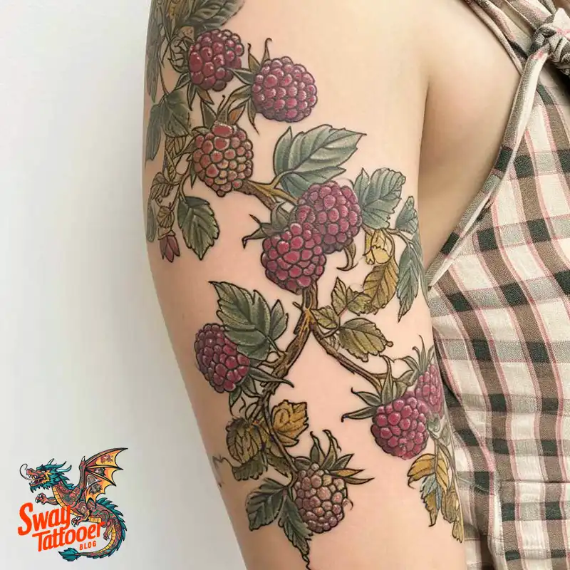 150 Raspberry Tattoo Ideas: Juicy Designs & Vibrant Meaning 114 raspberry 31