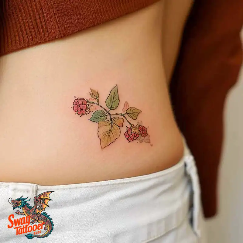 150 Raspberry Tattoo Ideas: Juicy Designs & Vibrant Meaning 113 raspberry tattoo