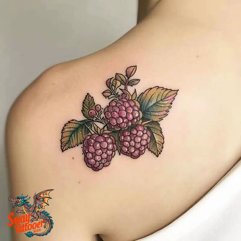 150 Raspberry Tattoo Ideas: Juicy Designs & Vibrant Meaning 109 raspberry tattoo