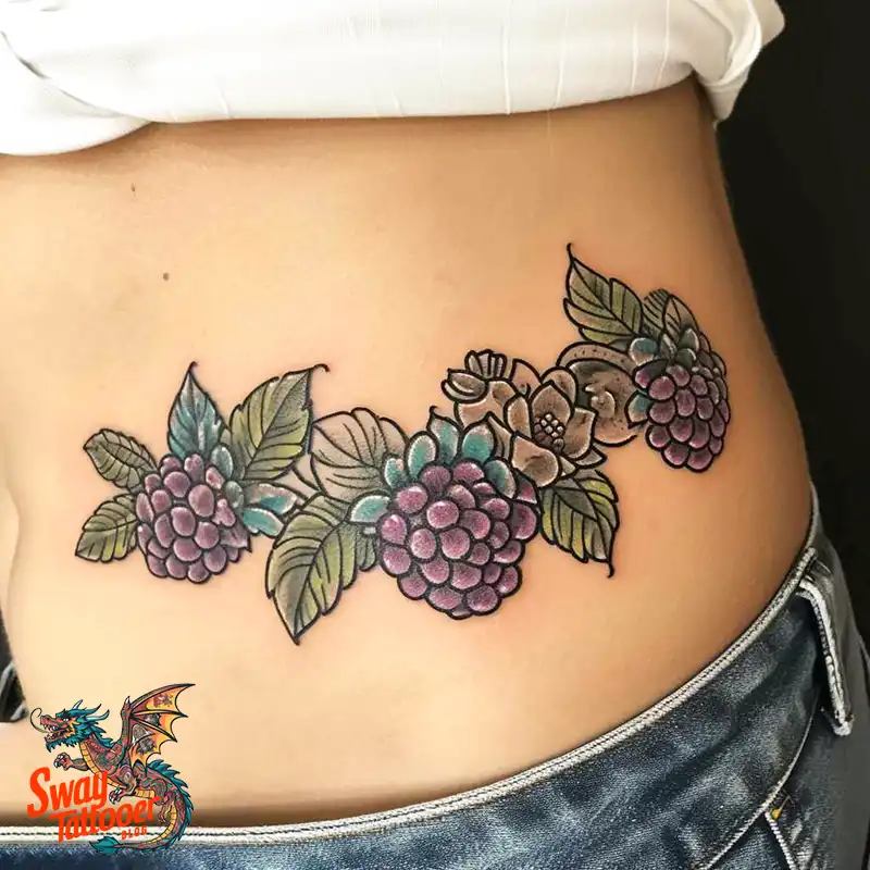 150 Raspberry Tattoo Ideas: Juicy Designs & Vibrant Meaning 105 raspberry 42
