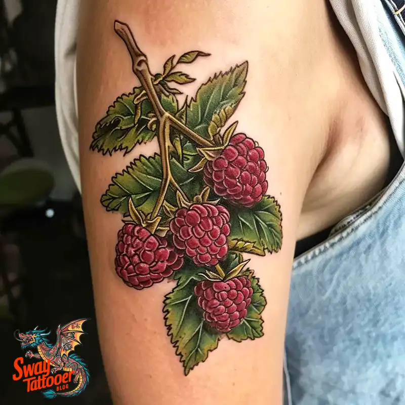 150 Raspberry Tattoo Ideas: Juicy Designs & Vibrant Meaning 126 raspberry tattoo