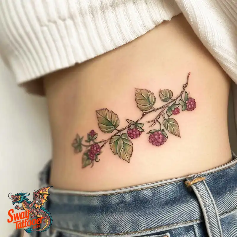 150 Raspberry Tattoo Ideas: Juicy Designs & Vibrant Meaning 94 raspberry tattoo
