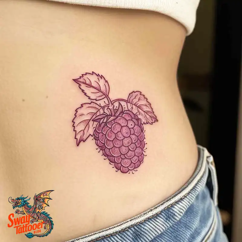 150 Raspberry Tattoo Ideas: Juicy Designs & Vibrant Meaning 92 raspberry tattoo
