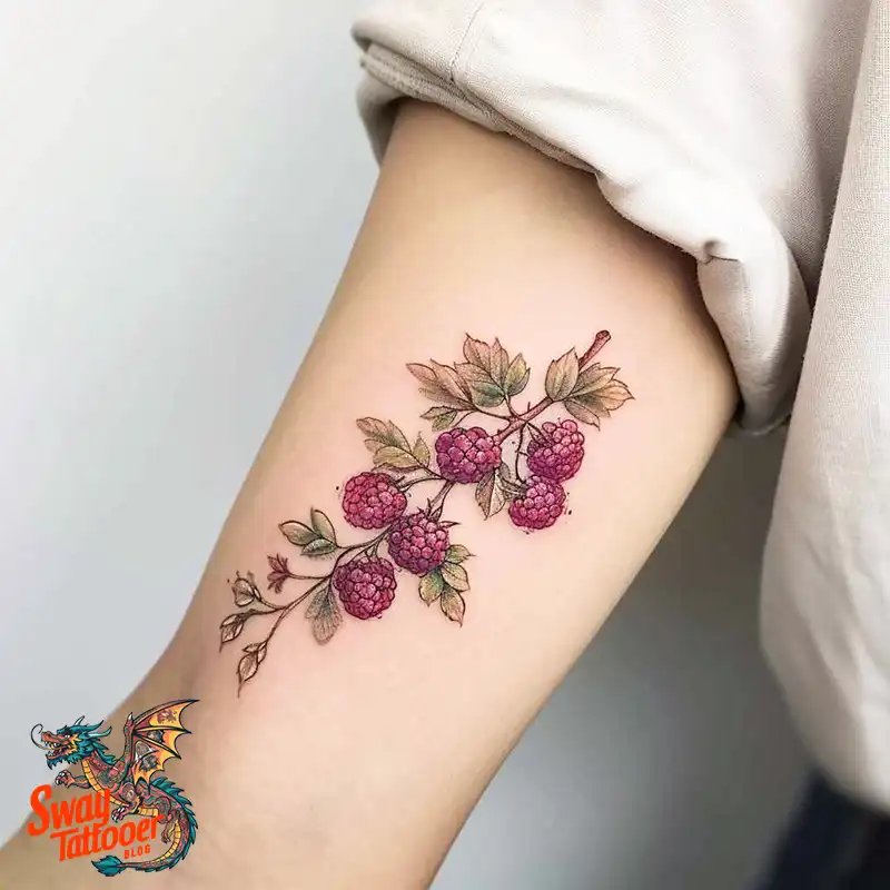 150 Raspberry Tattoo Ideas: Juicy Designs & Vibrant Meaning 89 raspberry tattoo