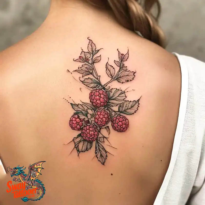 150 Raspberry Tattoo Ideas: Juicy Designs & Vibrant Meaning 85 raspberry tattoo