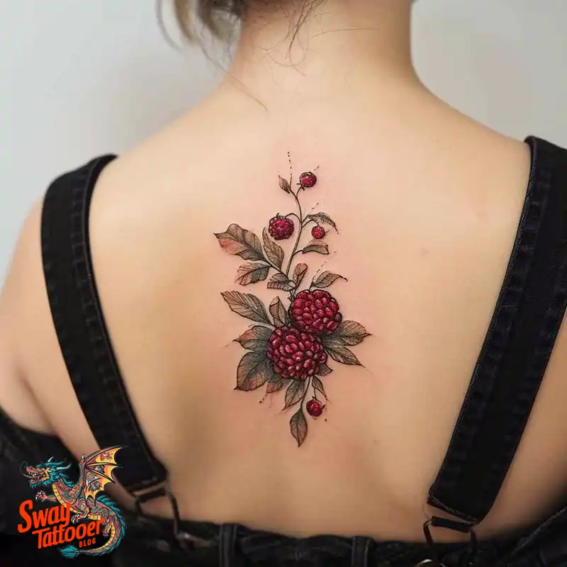 150 Raspberry Tattoo Ideas: Juicy Designs & Vibrant Meaning 86 raspberry tattoo