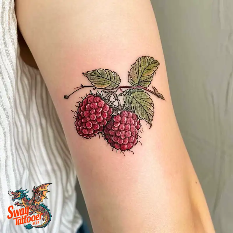 150 Raspberry Tattoo Ideas: Juicy Designs & Vibrant Meaning 125 raspberry tattoo