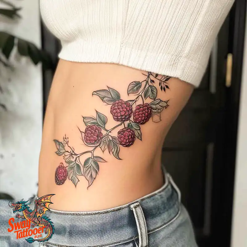 150 Raspberry Tattoo Ideas: Juicy Designs & Vibrant Meaning 79 raspberry tattoo