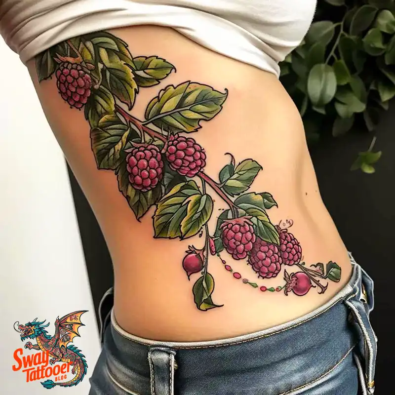 150 Raspberry Tattoo Ideas: Juicy Designs & Vibrant Meaning 78 raspberry tattoo