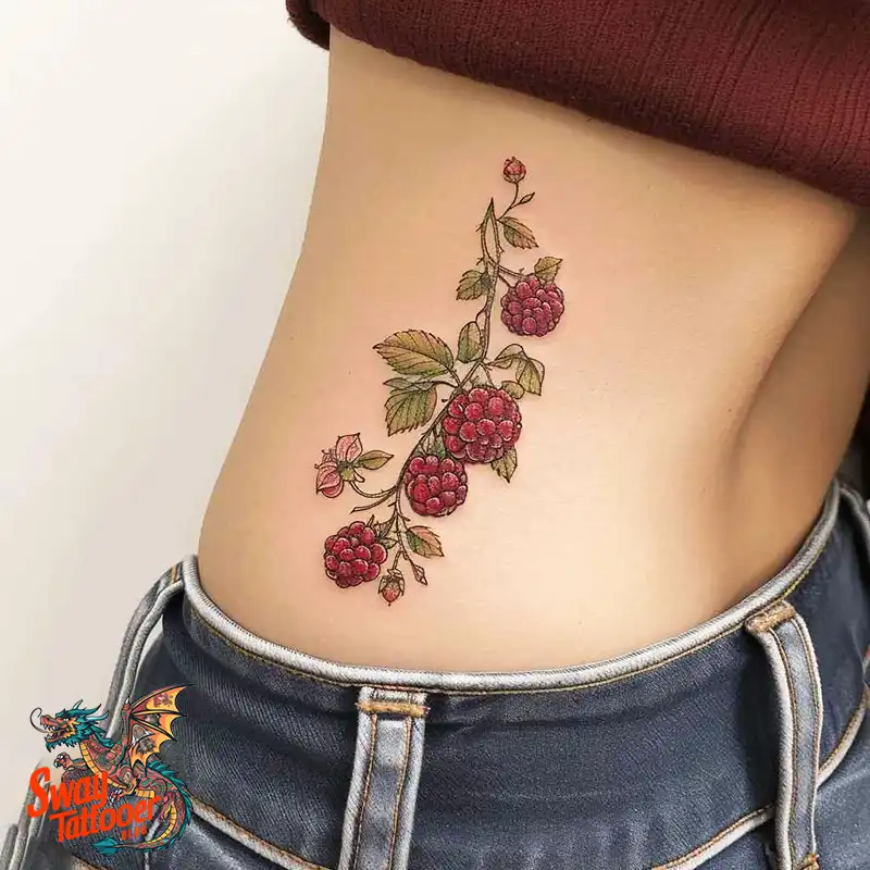 150 Raspberry Tattoo Ideas: Juicy Designs & Vibrant Meaning 77 raspberry tattoo