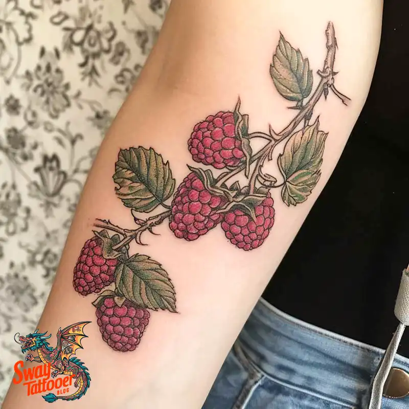 150 Raspberry Tattoo Ideas: Juicy Designs & Vibrant Meaning 75 raspberry tattoo