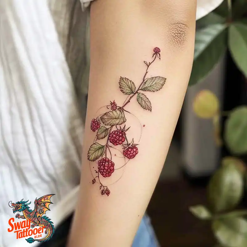 150 Raspberry Tattoo Ideas: Juicy Designs & Vibrant Meaning 72 raspberry tattoo