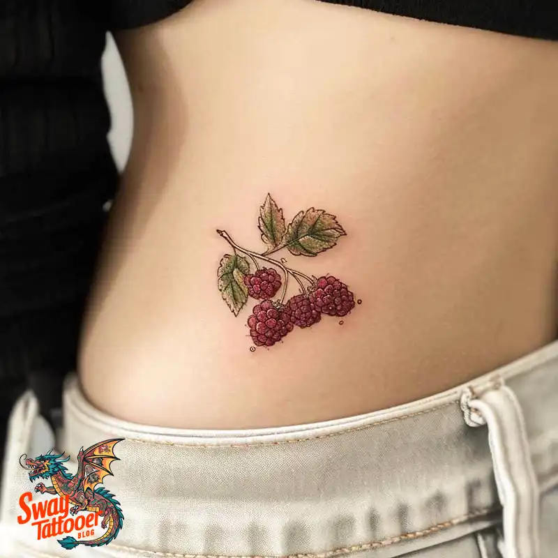150 Raspberry Tattoo Ideas: Juicy Designs & Vibrant Meaning 68 raspberry tattoo