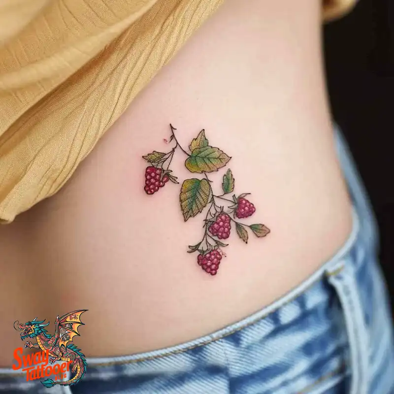 150 Raspberry Tattoo Ideas: Juicy Designs & Vibrant Meaning 67 raspberry tattoo
