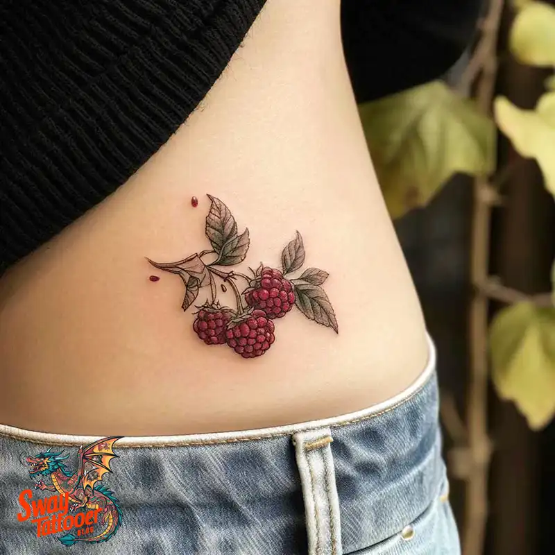 150 Raspberry Tattoo Ideas: Juicy Designs & Vibrant Meaning 66 raspberry tattoo