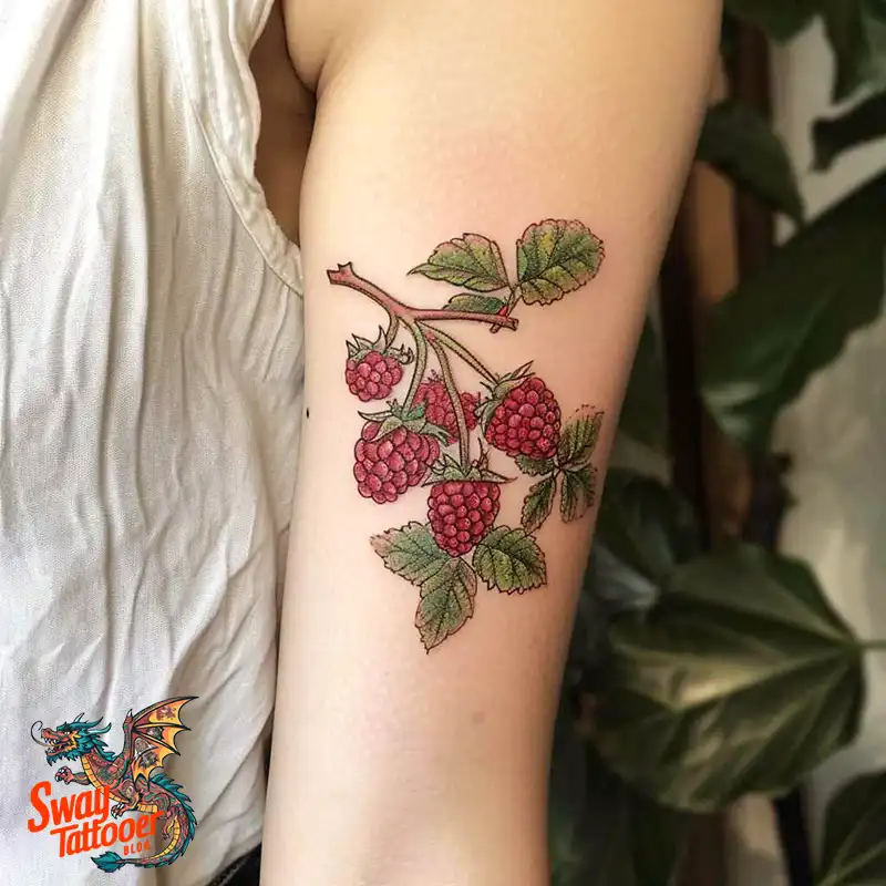 150 Raspberry Tattoo Ideas: Juicy Designs & Vibrant Meaning 64 raspberry tattoo