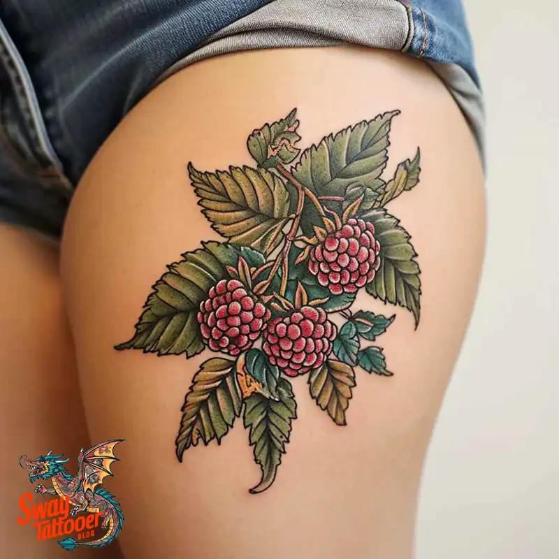 150 Raspberry Tattoo Ideas: Juicy Designs & Vibrant Meaning 60 raspberry tattoo