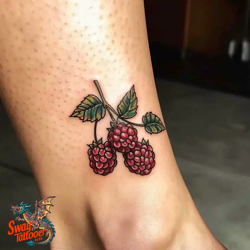 150 Raspberry Tattoo Ideas: Juicy Designs & Vibrant Meaning 56 raspberry tattoo