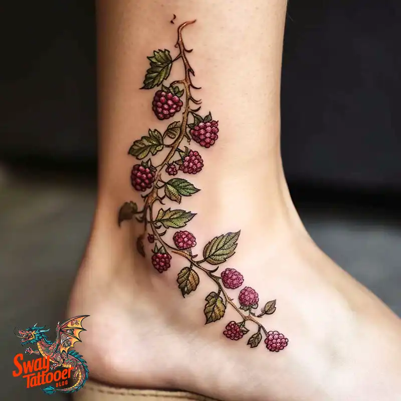 150 Raspberry Tattoo Ideas: Juicy Designs & Vibrant Meaning 55 raspberry tattoo