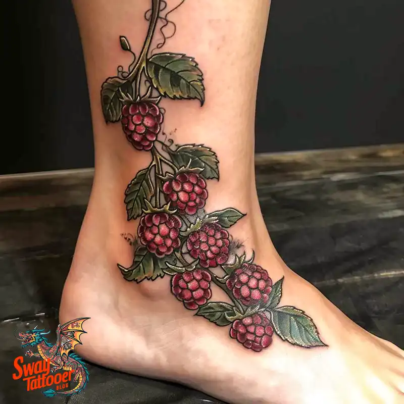 150 Raspberry Tattoo Ideas: Juicy Designs & Vibrant Meaning 54 raspberry 91