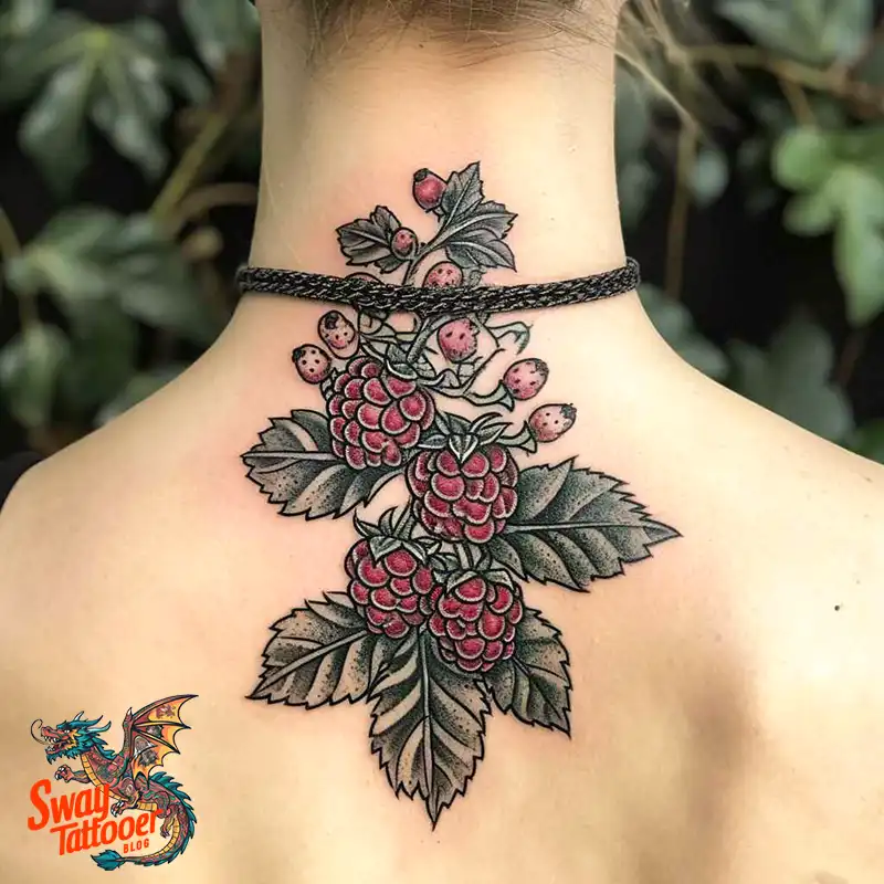 150 Raspberry Tattoo Ideas: Juicy Designs & Vibrant Meaning 51 raspberry tattoo