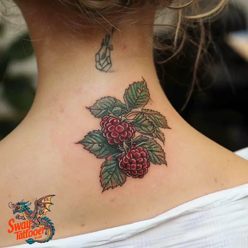 150 Raspberry Tattoo Ideas: Juicy Designs & Vibrant Meaning 47 raspberry tattoo