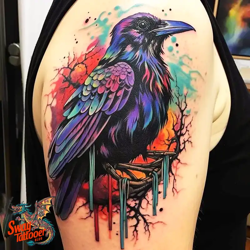 raven tattoo
