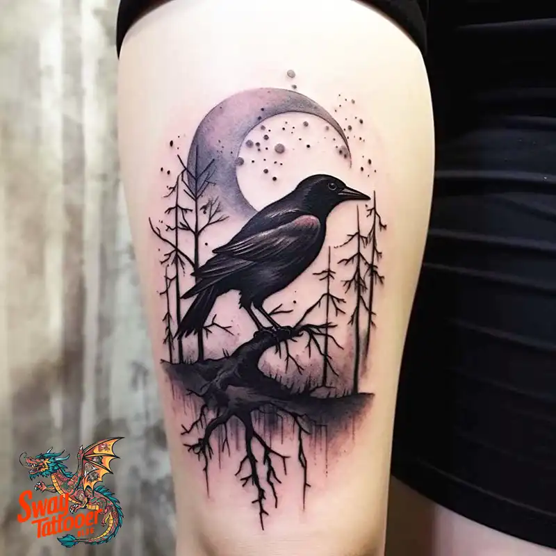 raven tattoo