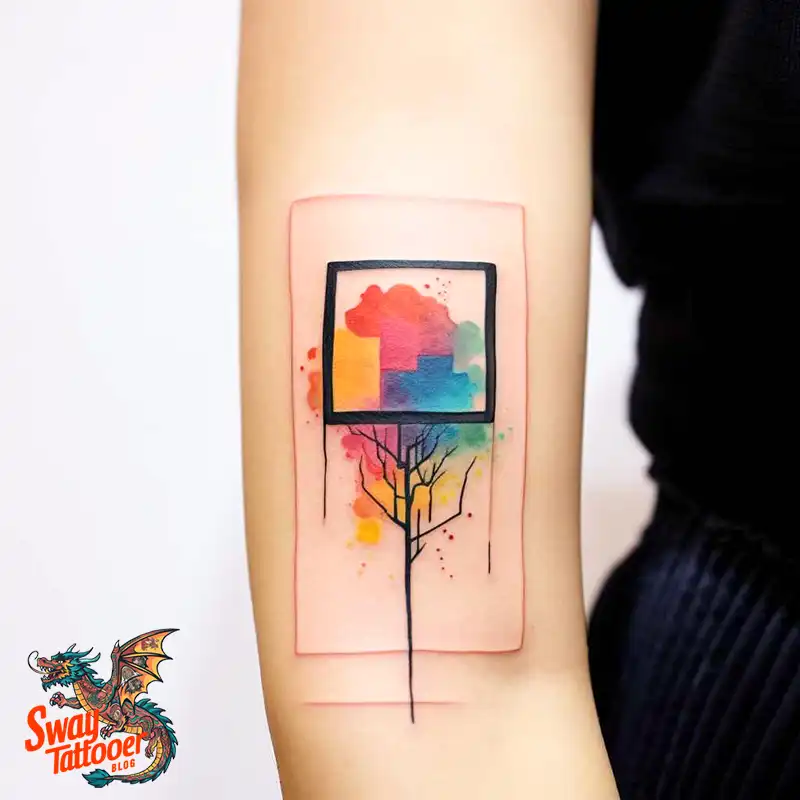 70 Rectangle Tattoo Ideas: Geometric Art & Bold Statement 67 rectangle tattoo