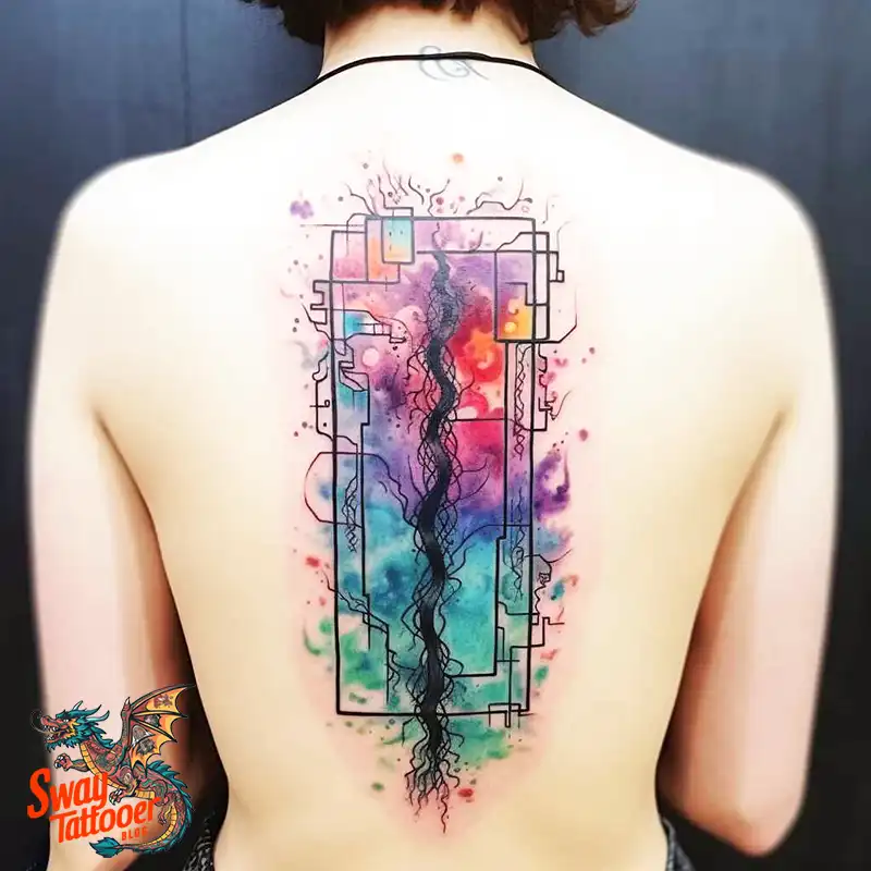 70 Rectangle Tattoo Ideas: Geometric Art & Bold Statement 65 rectangle tattoo