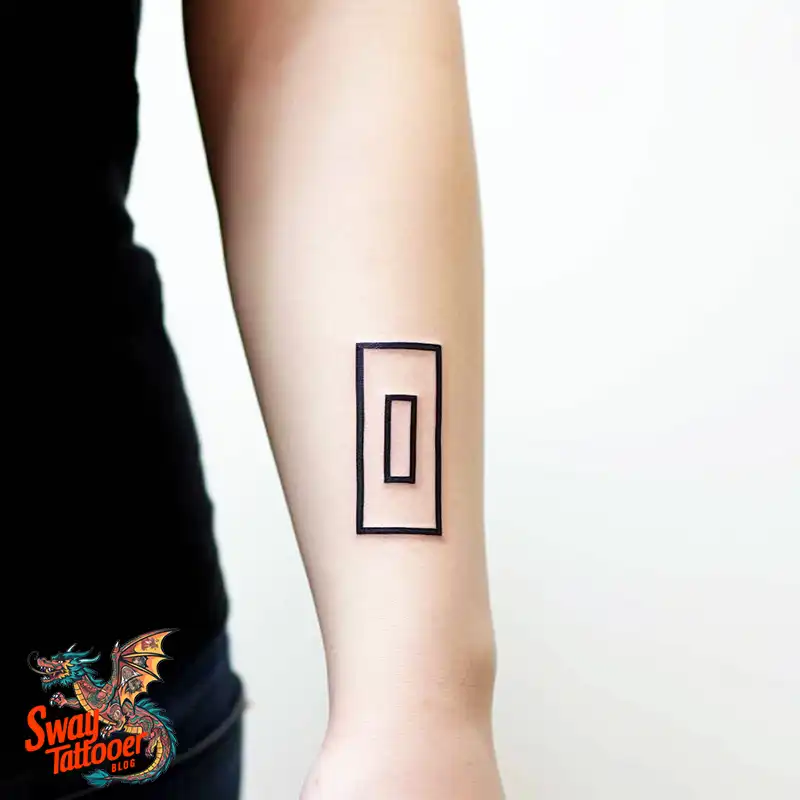 70 Rectangle Tattoo Ideas: Geometric Art & Bold Statement 39 rectangle tattoo