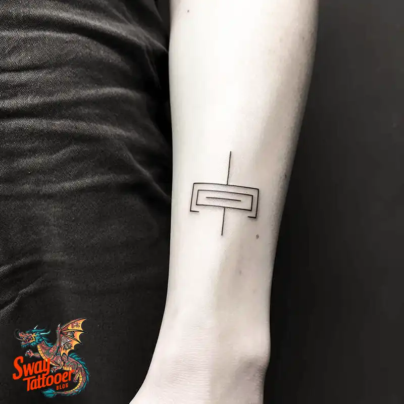 70 Rectangle Tattoo Ideas: Geometric Art & Bold Statement 38 rectangle tattoo